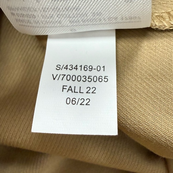 Banana Republic Heritage Button Midi Skirt Tan Paperbag Cargo Preppy Utility - Picture 8 of 9